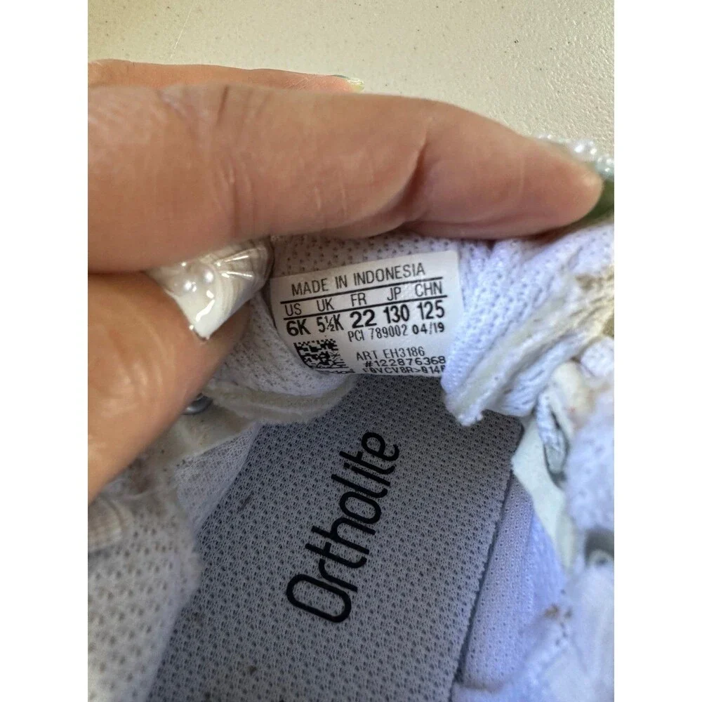 Adidas Toddler ZX Flux White Mesh Torsion Training Walker Sneakers Shoes 6K